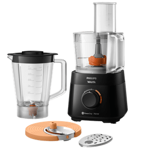 Multiprocessador PowerChop 750 Philips Walita Preto 750W + 4 acessórios inclusos  - RI7301