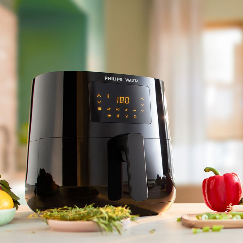 Fritadeira Airfryer Essential XL Digital Philips Walita Preta 2000W
