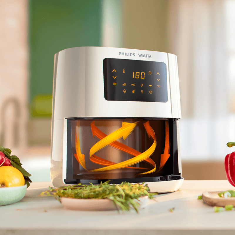 Fritadeira Airfryer Digital Série 3000 Philips Walita Branca 1400W ...