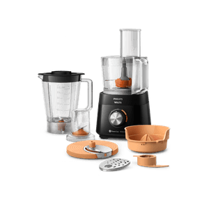 Multiprocessador PowerChop 1000 Philips Walita Preto 1000W + 6 acessórios inclusos - HR7304