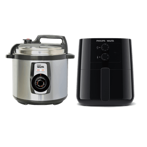 Fritadeira Airfryer + Panela de Pressão Philips Walita